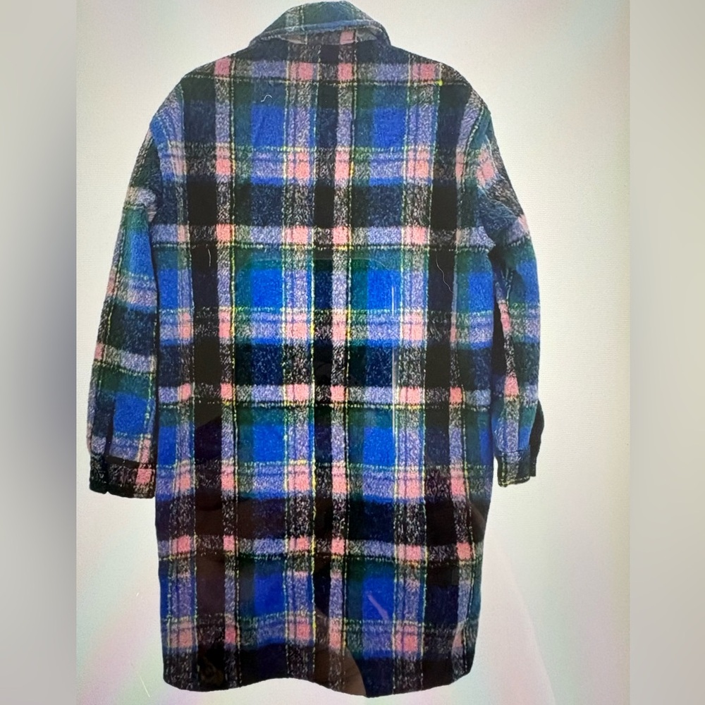NWT BLANK NYC plaid Shacket - Picture 5 of 5